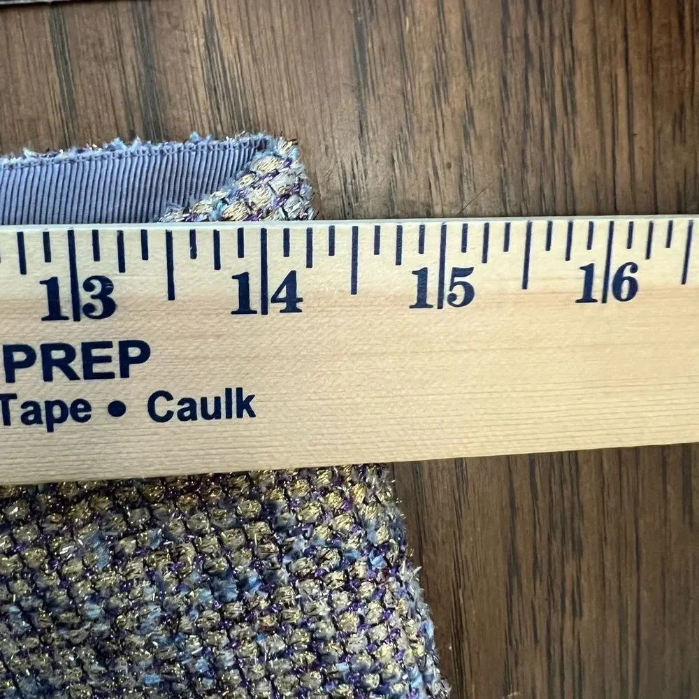 Gorgeous NWOT J. Crew Metallic tweed zipper pencil skirt. Size 4.